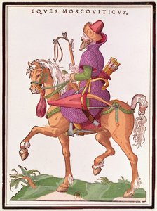Costumes of the Countries of the North - Russian Horseman by French School